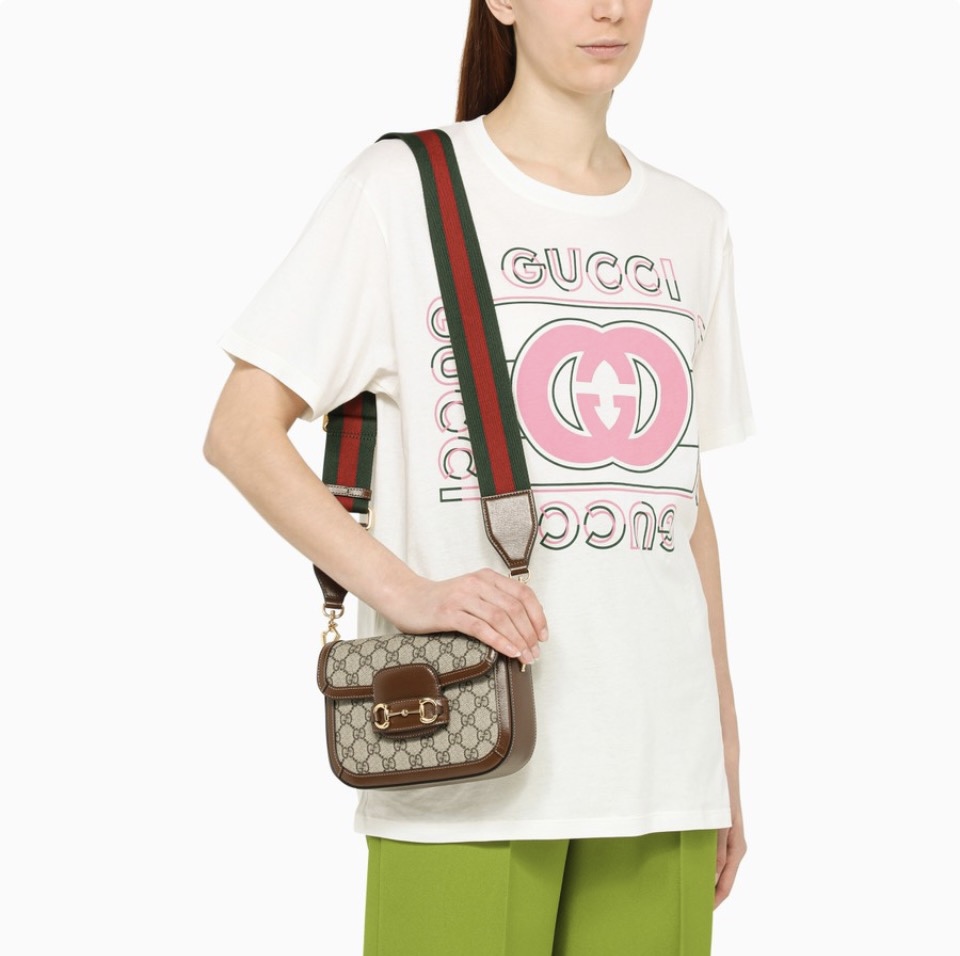 GUCCI 1955 Horsebit Shoulder Bag Mini Handbag(Replica)