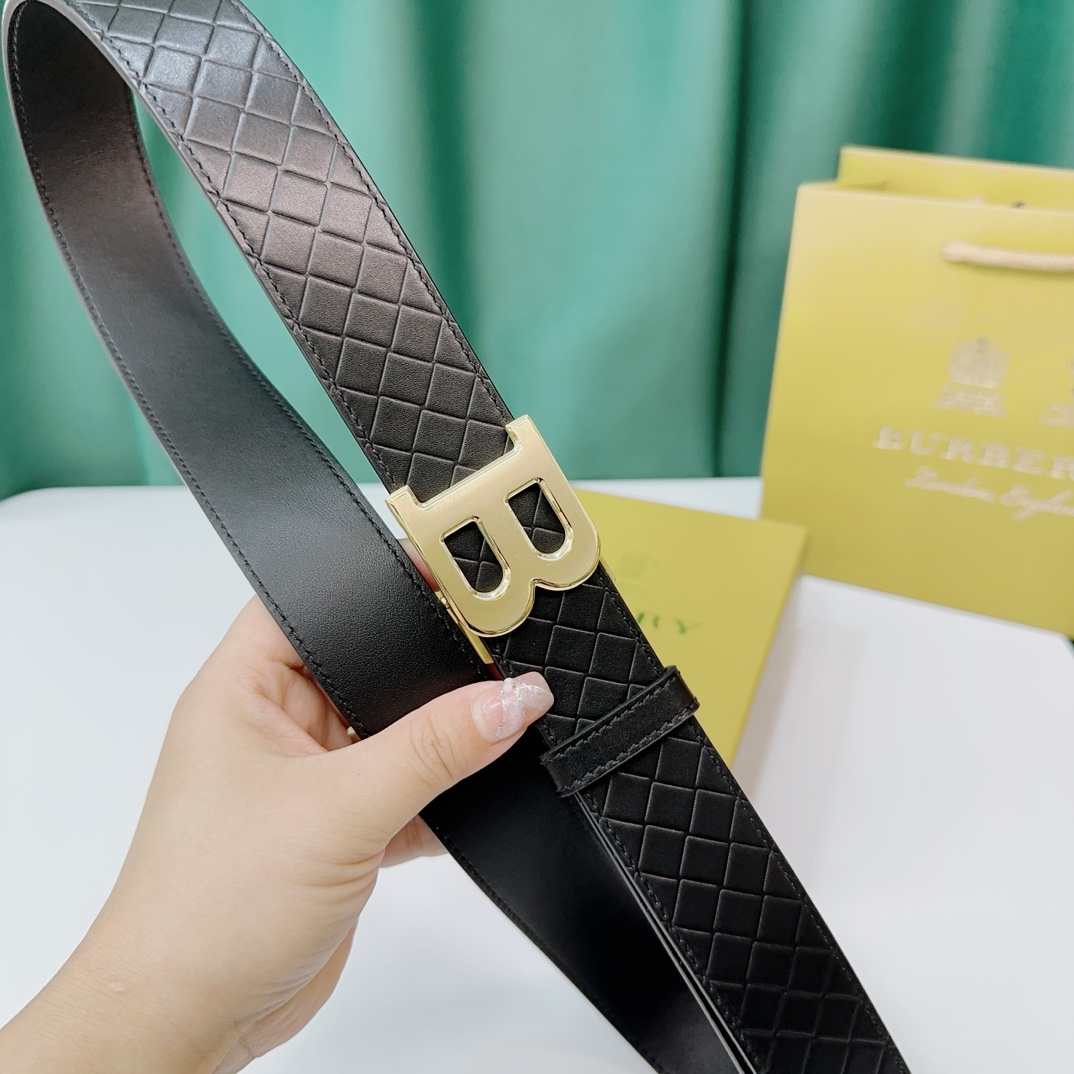 Burberry Leather Belts 1:1 Mirror Version