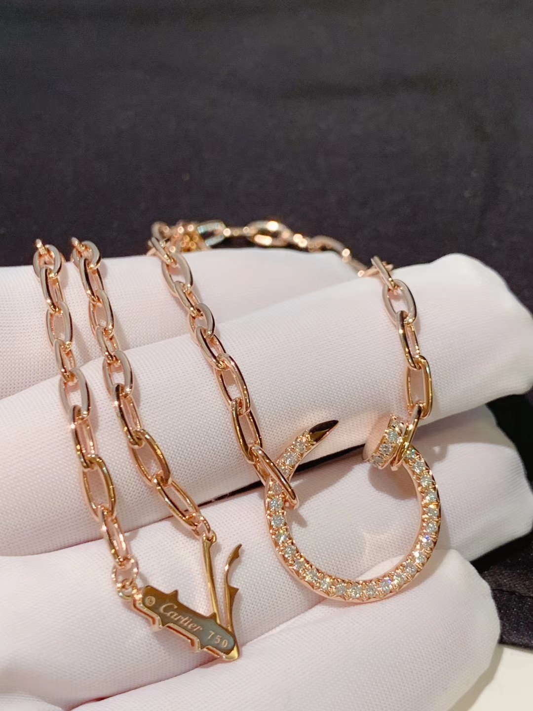 CARTIER JUSTE UN CLOU NECKLACE