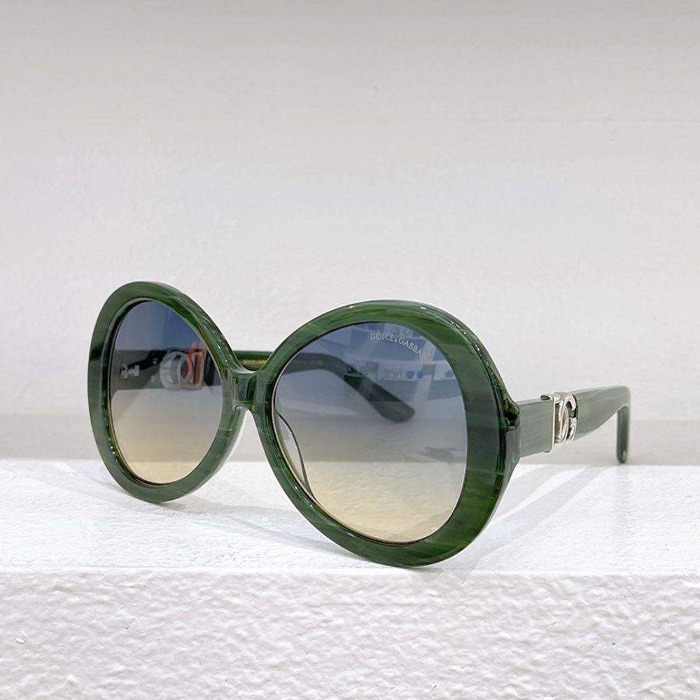 DOLCE & GABBAN DG Mirror leg Hollowed out Logo Sunglasses Top quality （Replica）