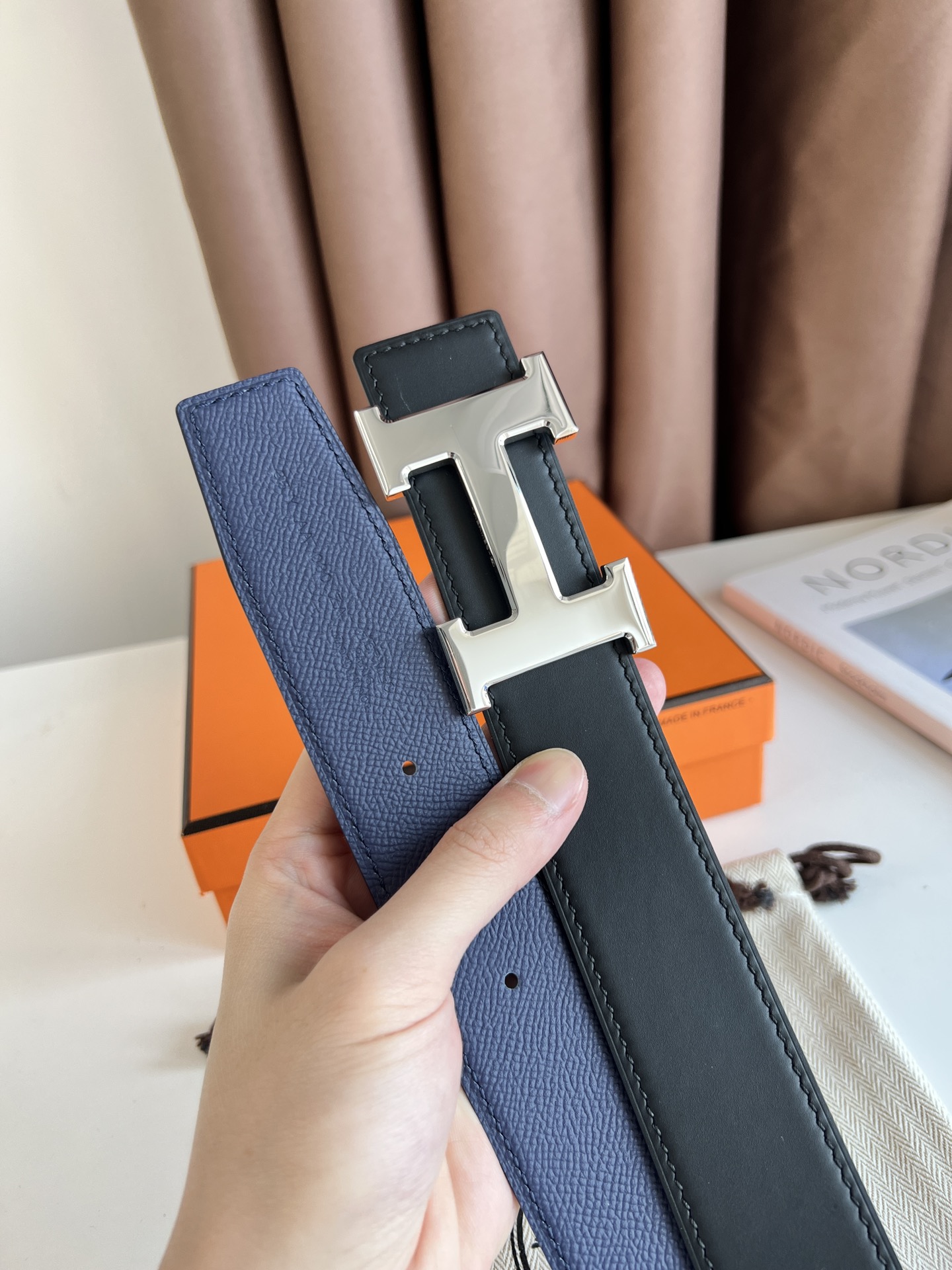 Hermes Leather Belts 1:1 Mirror Version