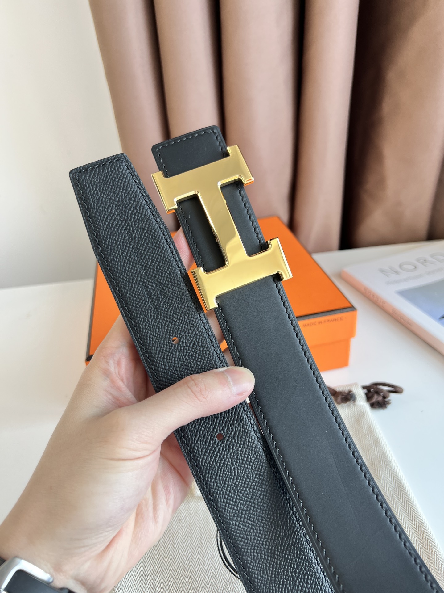 Hermes Leather Belts 1:1 Mirror Version