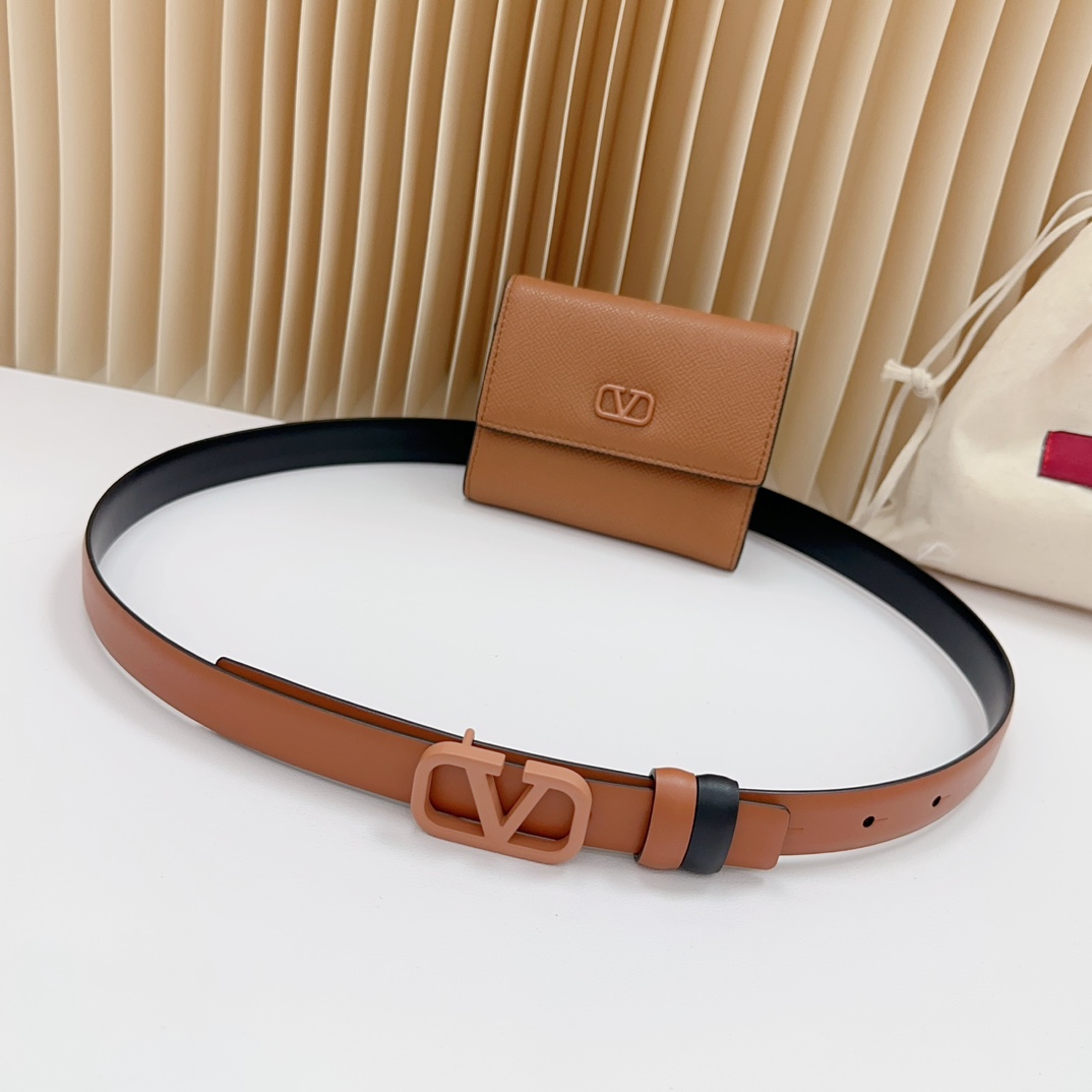Valentino Leather Belts 1:1 Mirror Version