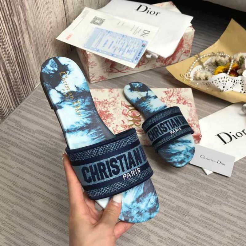 Dior DWAY Slide Slipper Sandals (Replica)