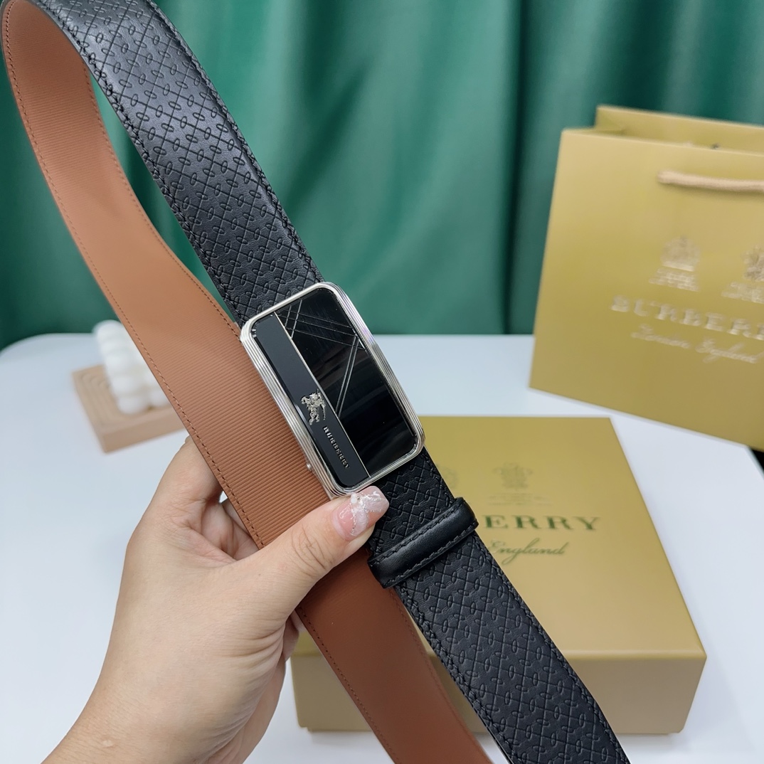 Burberry Leather Belts 1:1 Mirror Version