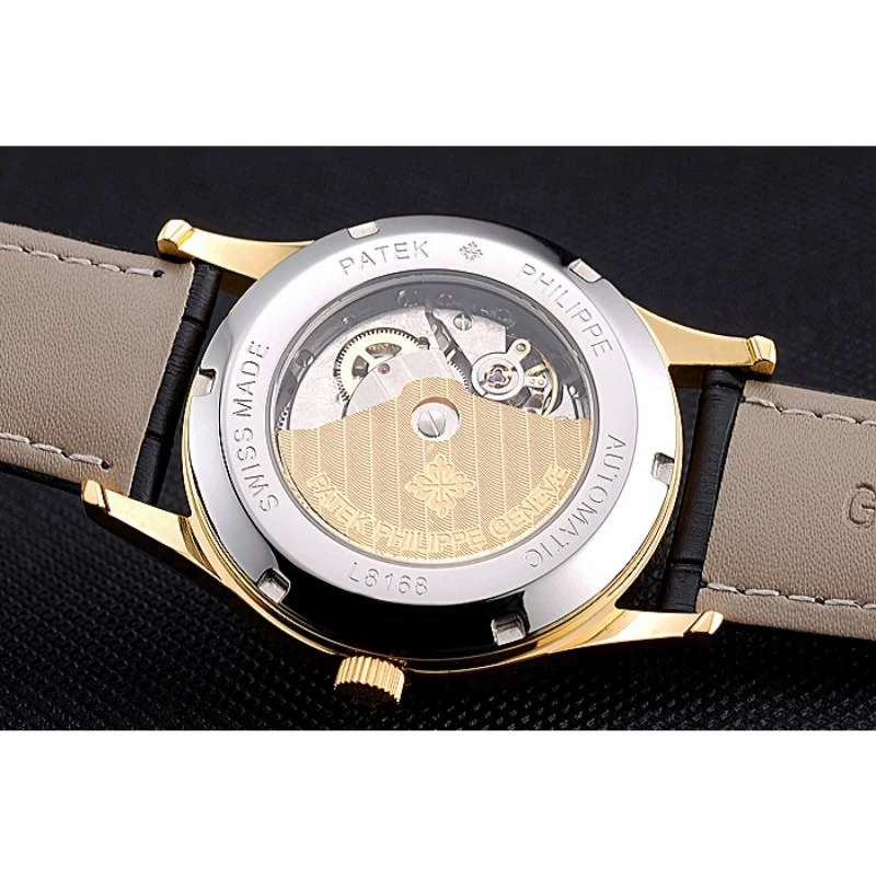 Calatrava Dial Black 41 mm, Yellow Gold Plated