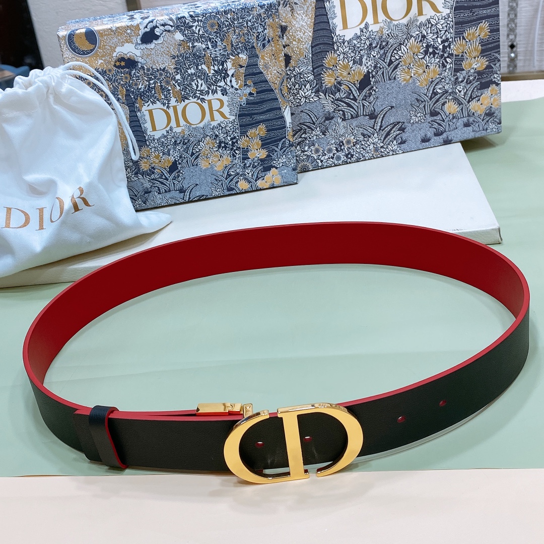 Dior Leather Belts 1:1 Mirror Version