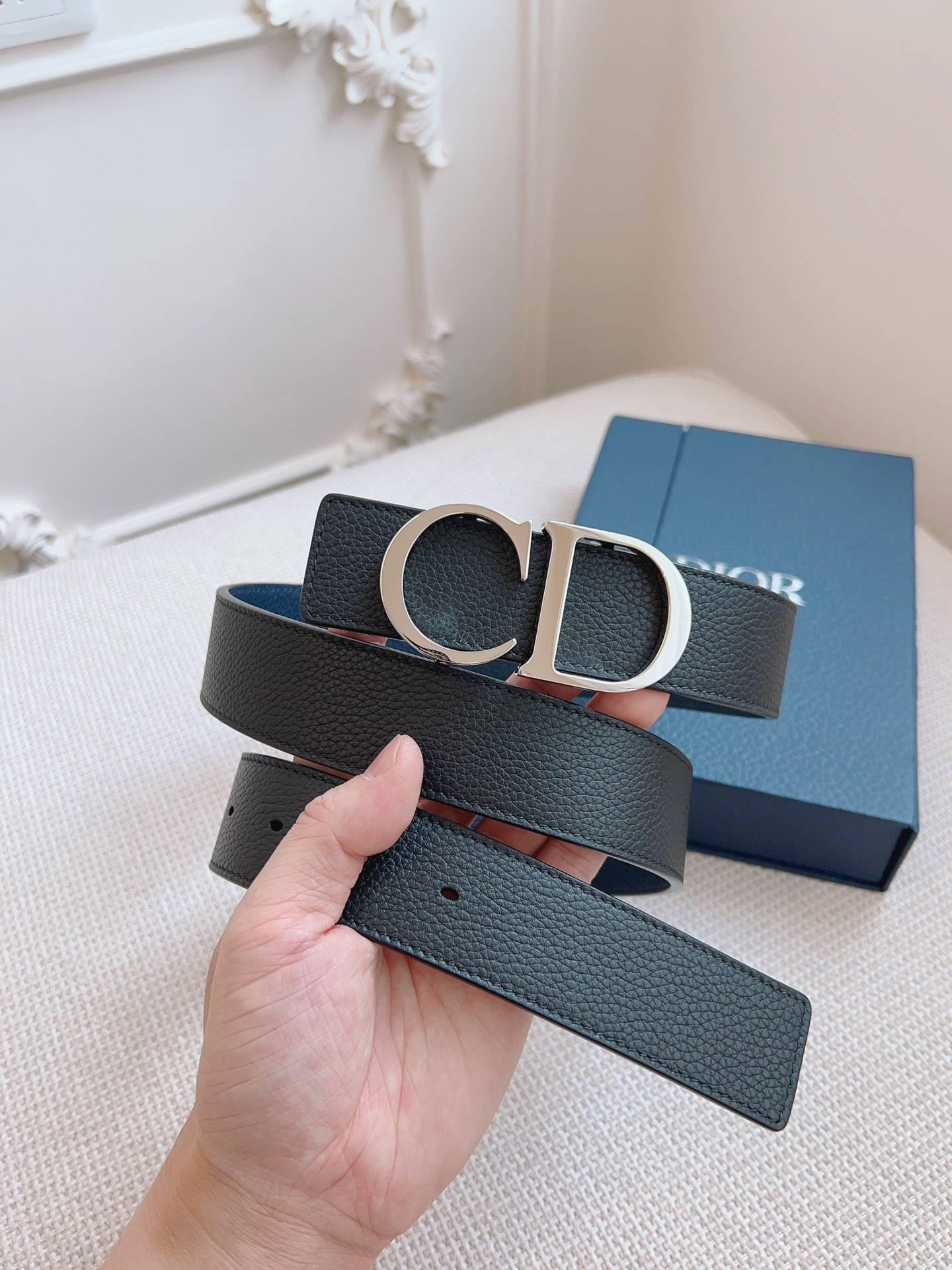 Dior Leather Belts 1:1 Mirror Version