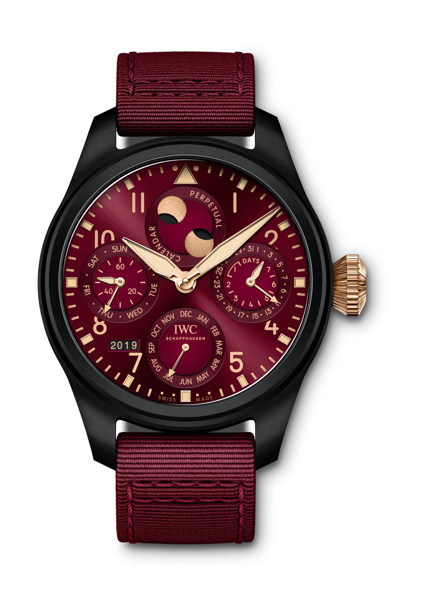 lewis hamilton big Pilots watch pereptual calendar edition iw503002