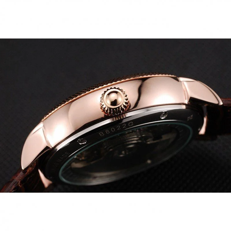 Classic Tourbillon Power Reserve Dial White 45 mm, Rose Gold Plated