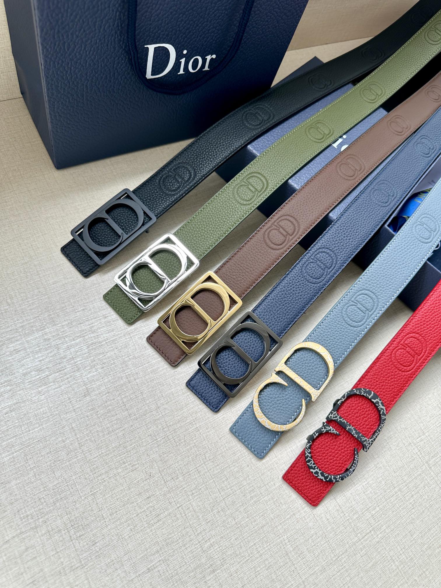 Dior Leather Belts 1:1 Mirror Version