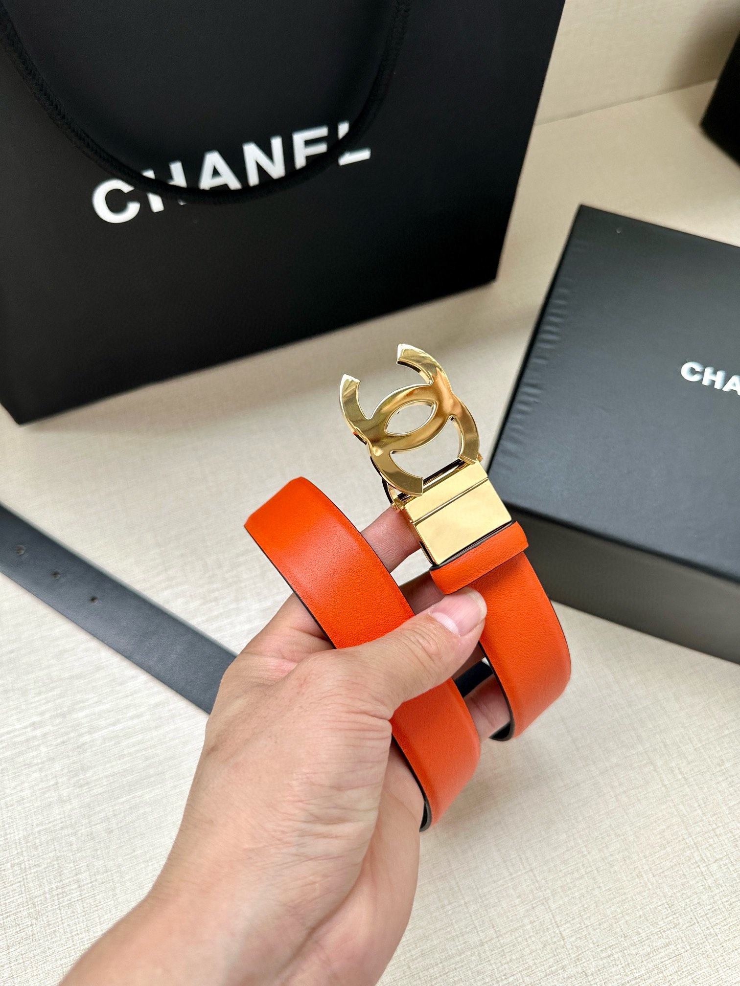 Chanel Leather Belts 1:1 Mirror Version