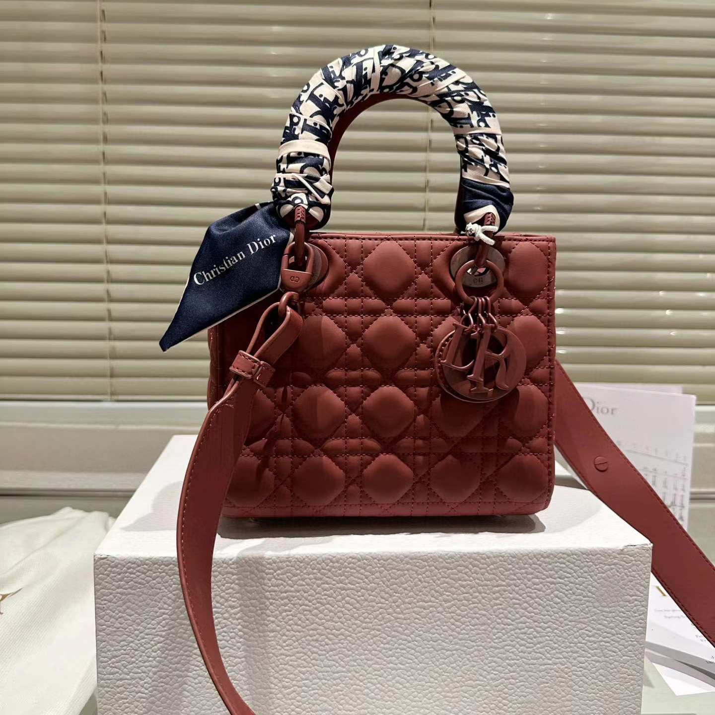 Dior Small Lady Dior Shoulder Bag MY ABCDIOR BAG (Replica)