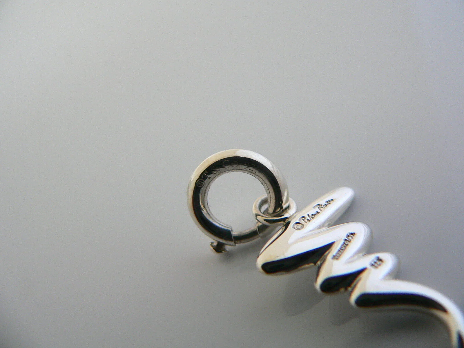 Tiffany & Co Scribble Charm Pendant 4 Necklace Bracelet Silver Gift Squiggle Art