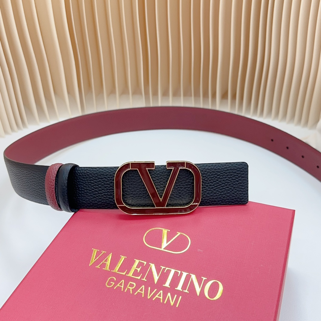 Valentino Leather Belts 1:1 Mirror Version