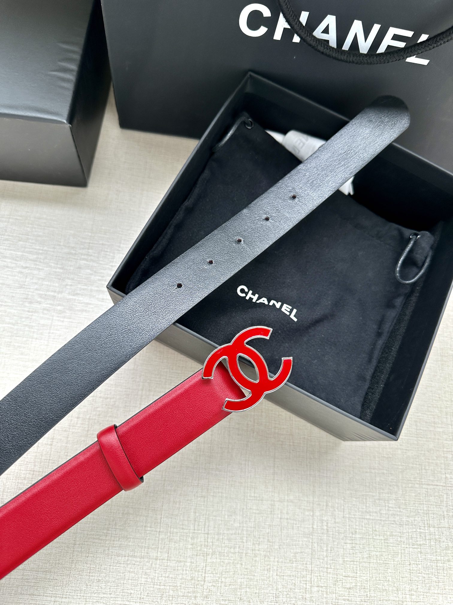 Chanel Leather Belts 1:1 Mirror Version