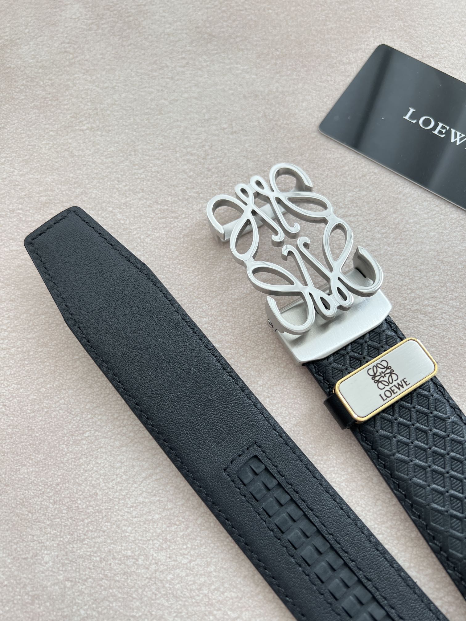 Loewe Leather Belts 1:1 Mirror Version