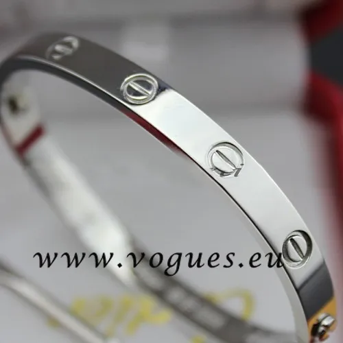 Cartier Couple Bracelet White Gold B6041000 (New Version – Prevent Screws Fall Out)