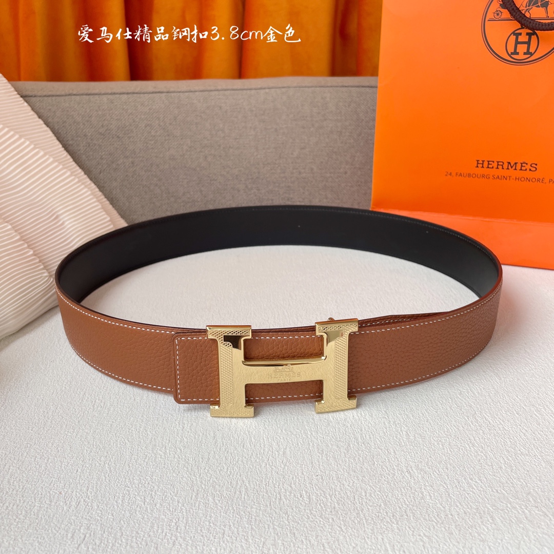Hermes Leather Belts 1:1 Mirror Version