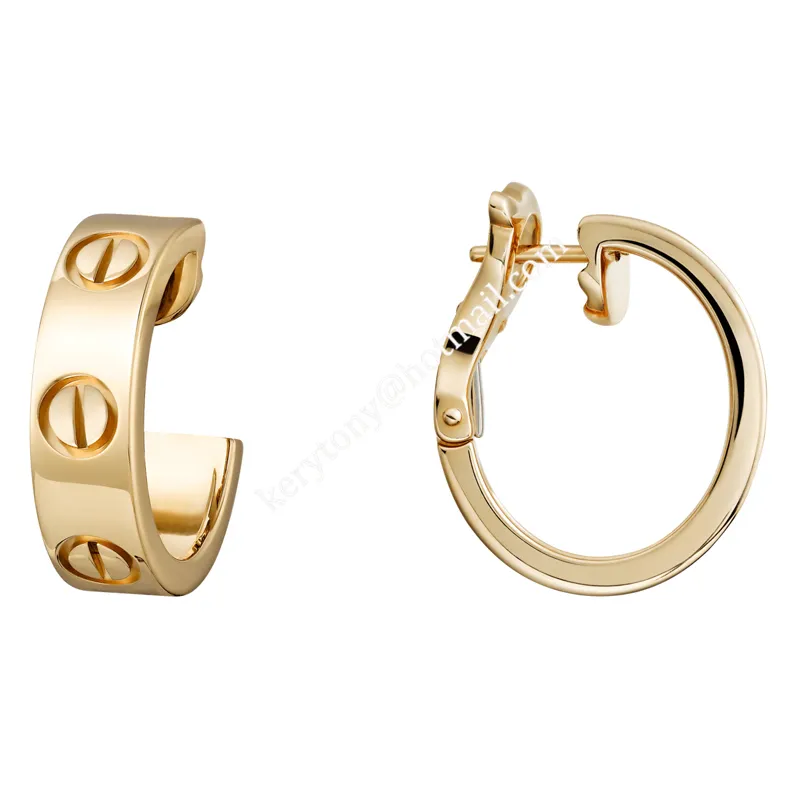 2021 New Style Cartier Love Clip Earrings Yellow Gold/Rose Gold/White Gold B8022500 Online