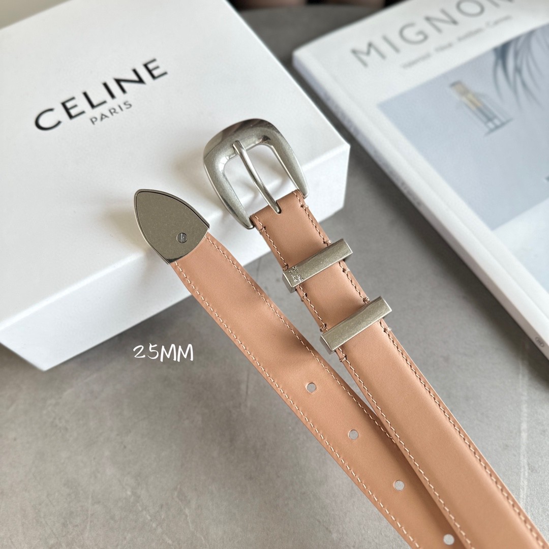 Celine Leather Belts 1:1 Mirror Version