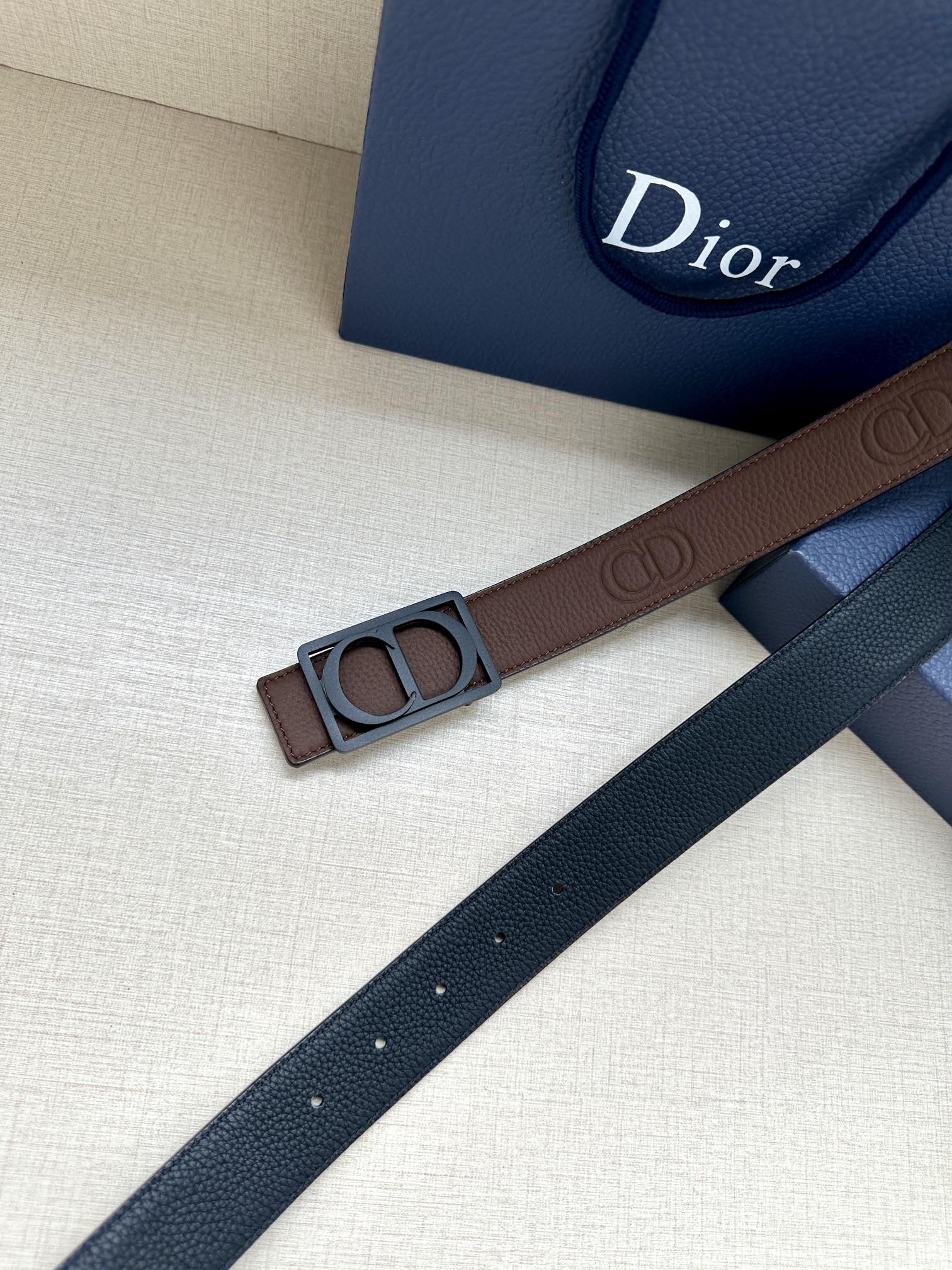 Dior Leather Belts 1:1 Mirror Version