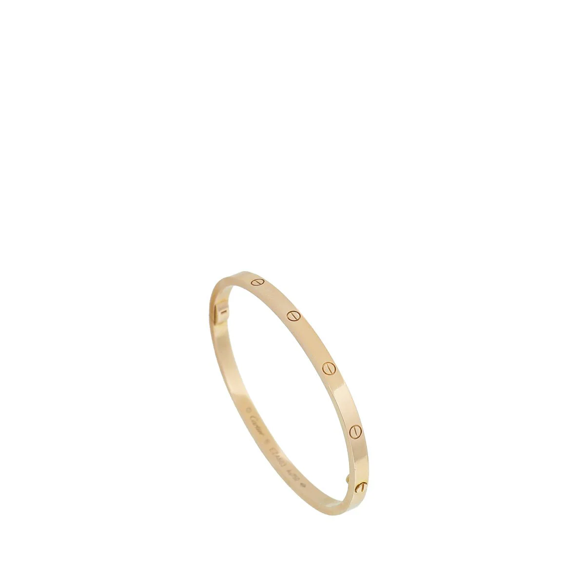 Cartier 18K Rose Gold Love Small Model Bracelet 16