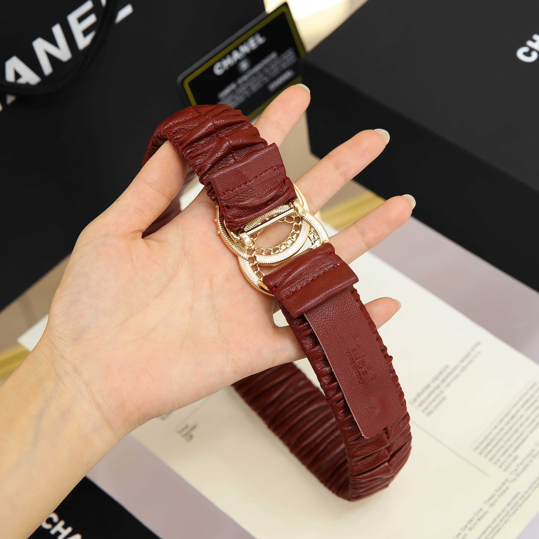 Chanel Leather Belts 1:1 Mirror Version