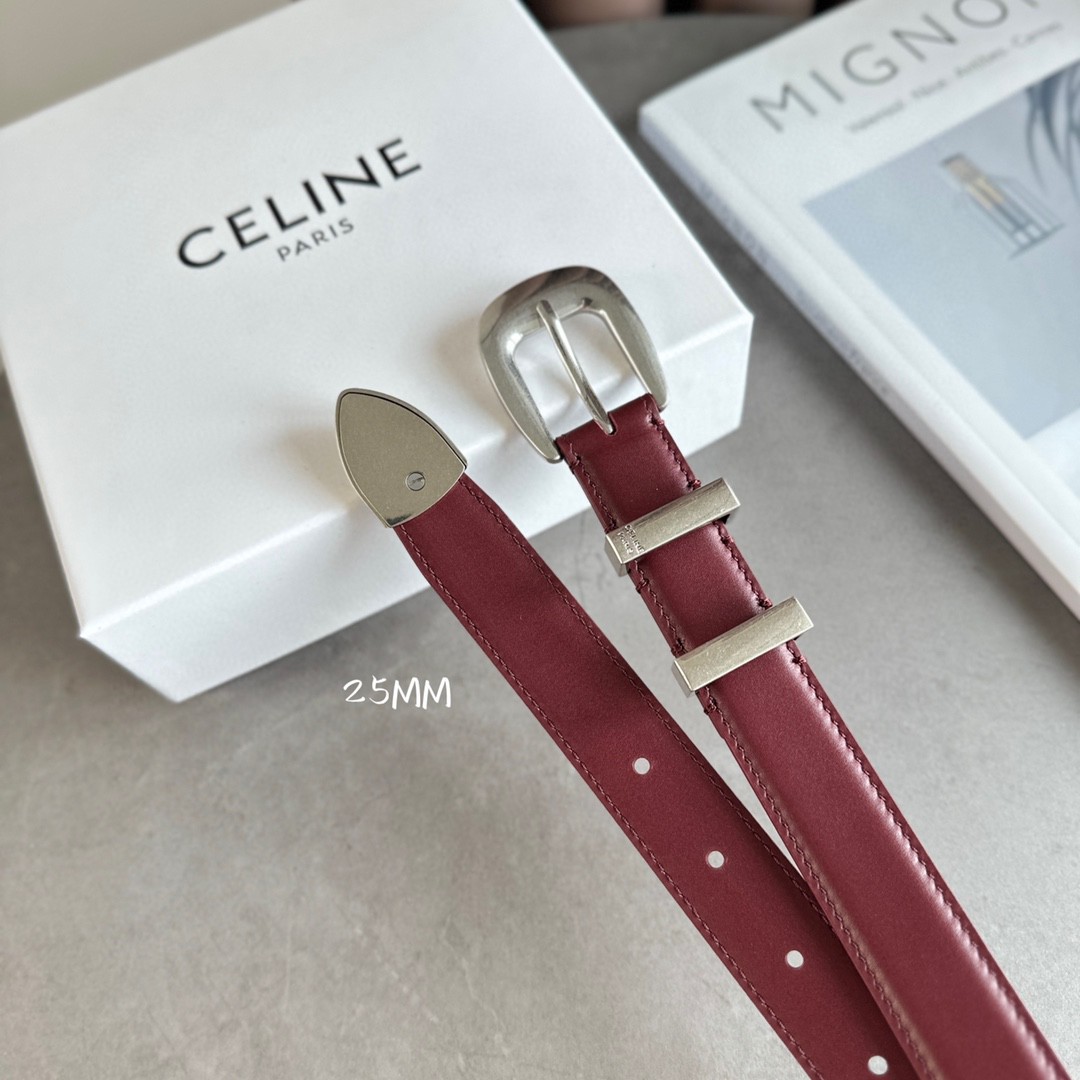 Celine Leather Belts 1:1 Mirror Version