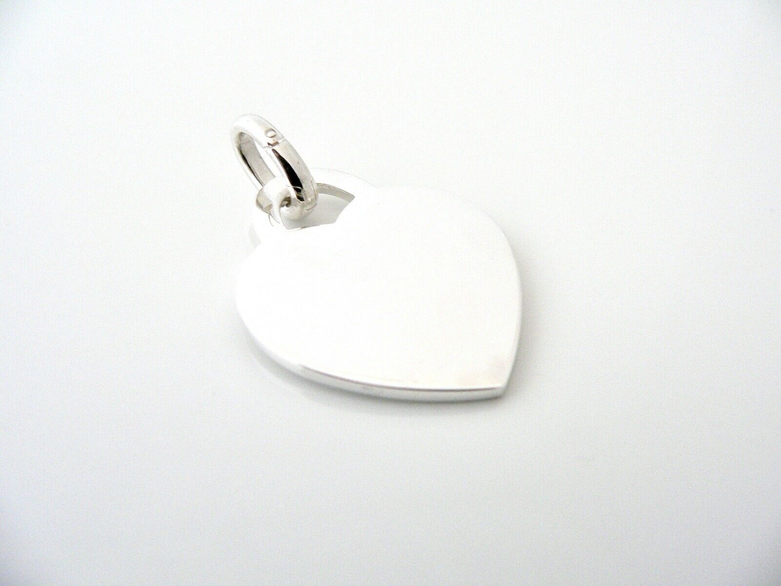 Tiffany & Co Return Heart Charm Clasp Silver Oval Clasp Classic Love Gift