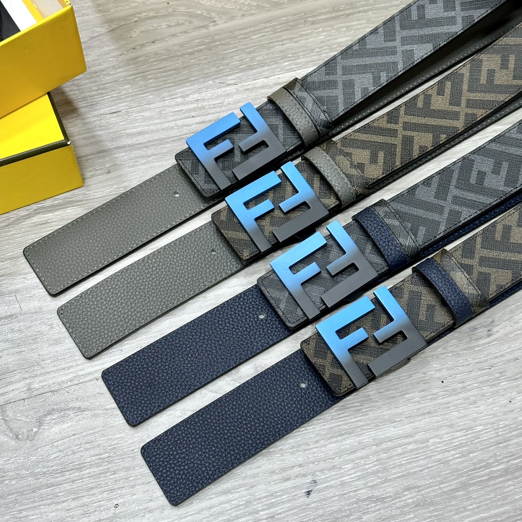 Fendi Leather Belts 1:1 Mirror Version
