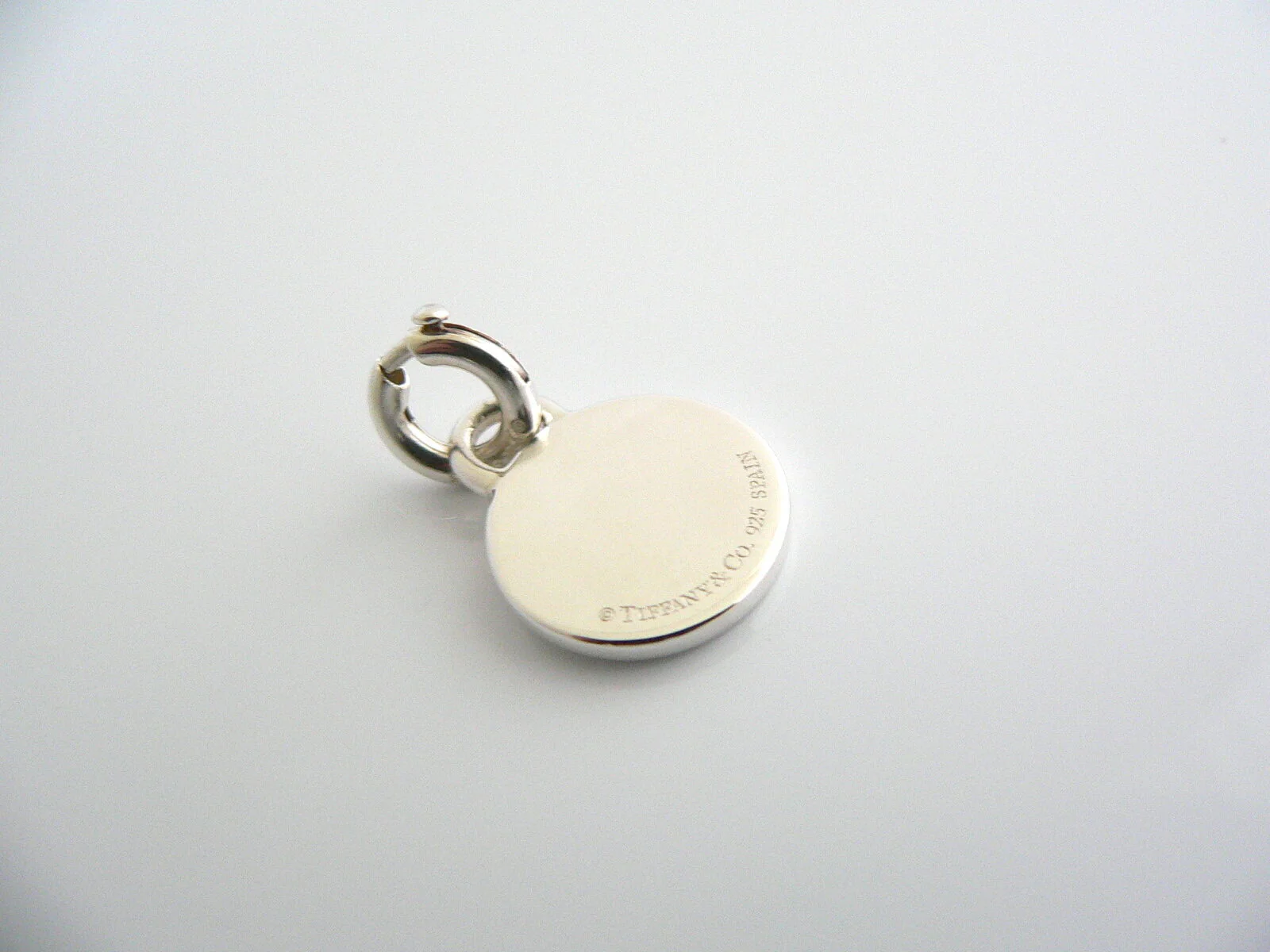 Tiffany & Co 1837 Silver Charm Black Enamel Pendant 4 Necklace Bracelet Gift Art