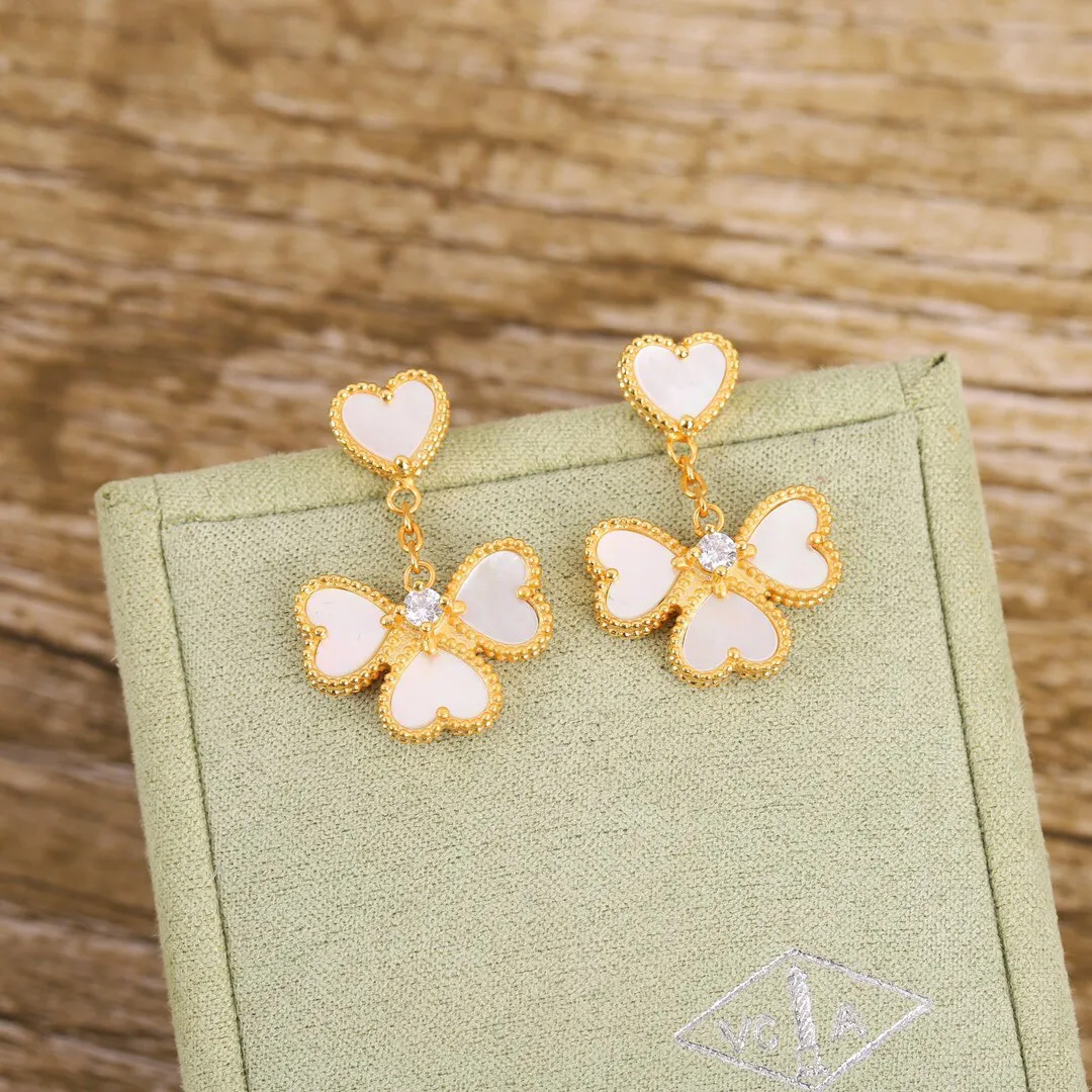 Van Cleef & Arpels Sweet Alhambra Effeuillage Earrings