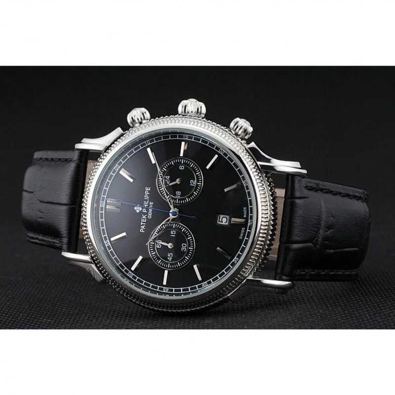 Chronograph Dial Black 40 mm, Stainless Steel