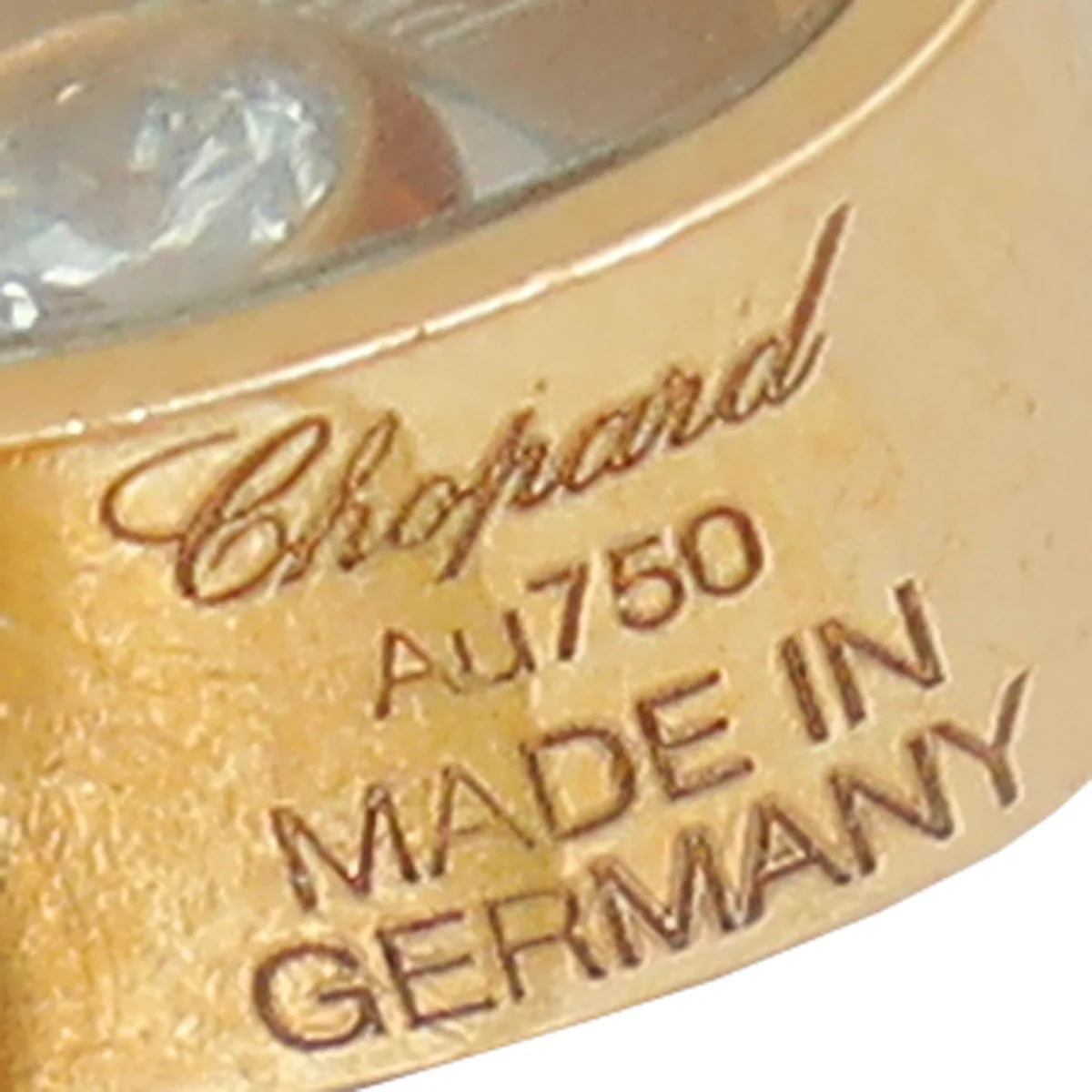 Chopard 18K Rose Gold Diamonds MOP Happy Heart Earrings