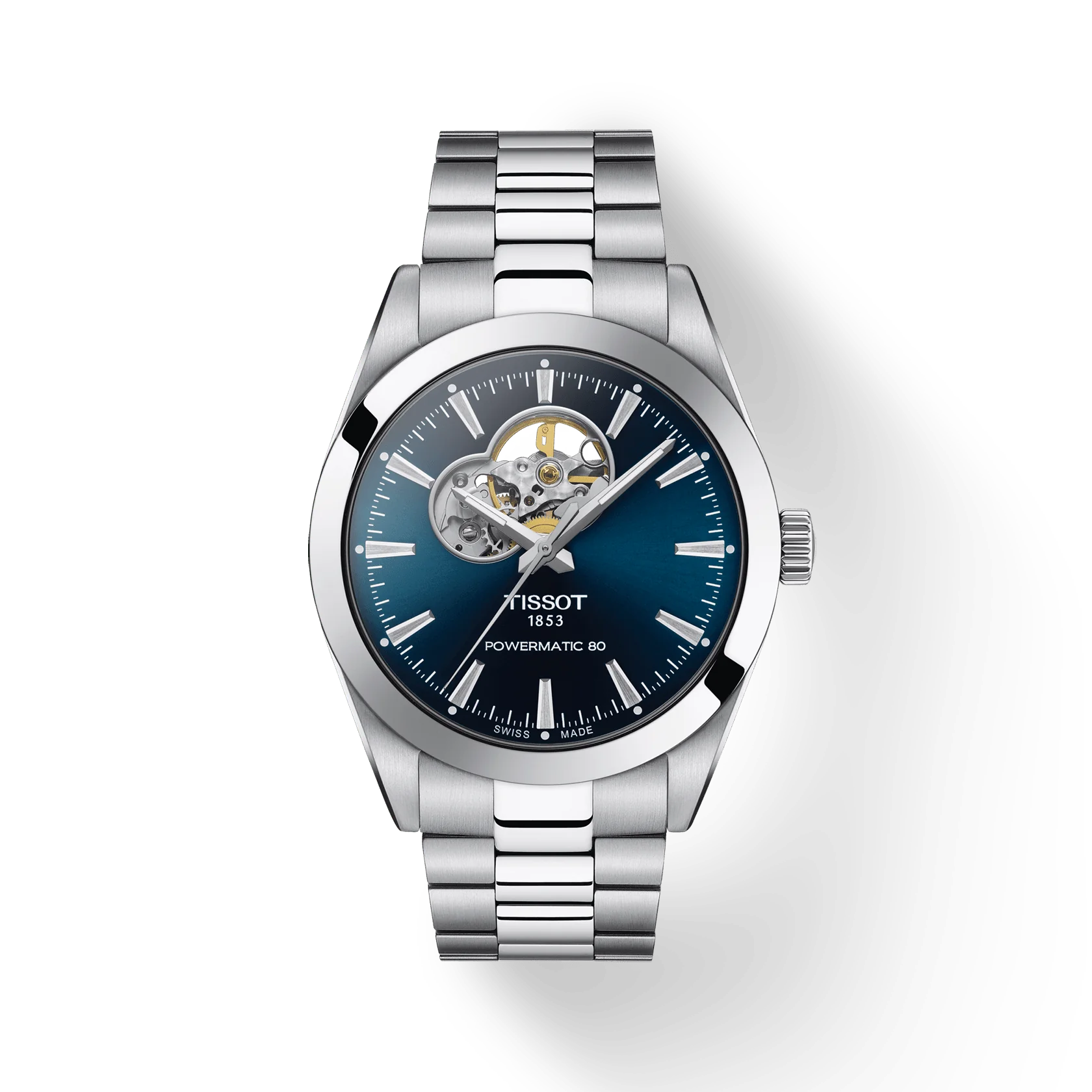 Gentleman Powermatic 80 Open Heart T1274071104101