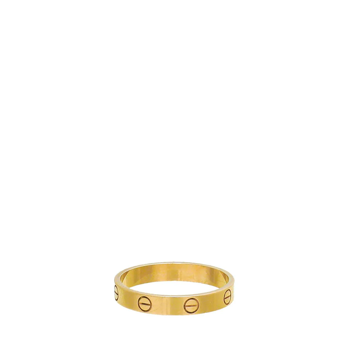 Cartier 18K Pink Gold Love Wedding Band Ring 62