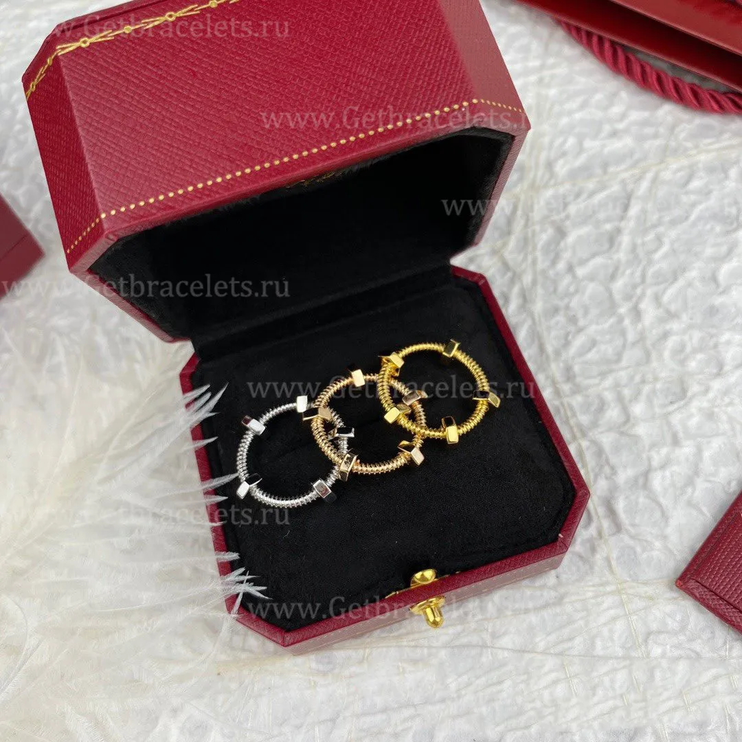 Copy Ecrou de Cartier Ring White Gold B4227400