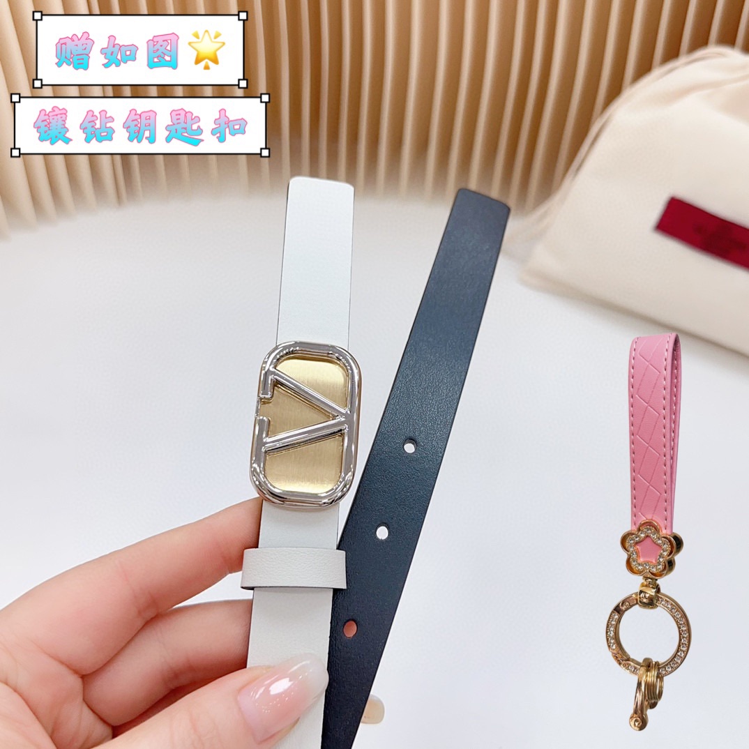 Valentino Leather Belts 1:1 Mirror Version