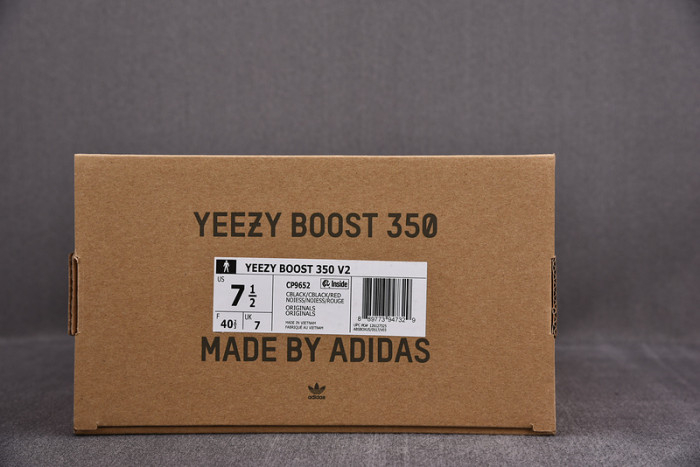 Yeezy Boost 350 V2 Black Red CP9652