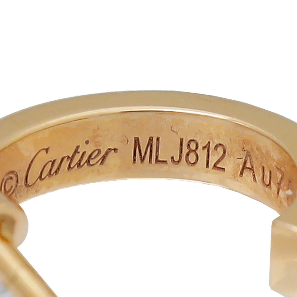 Cartier 18K Rose Gold Love Hoop Earrings