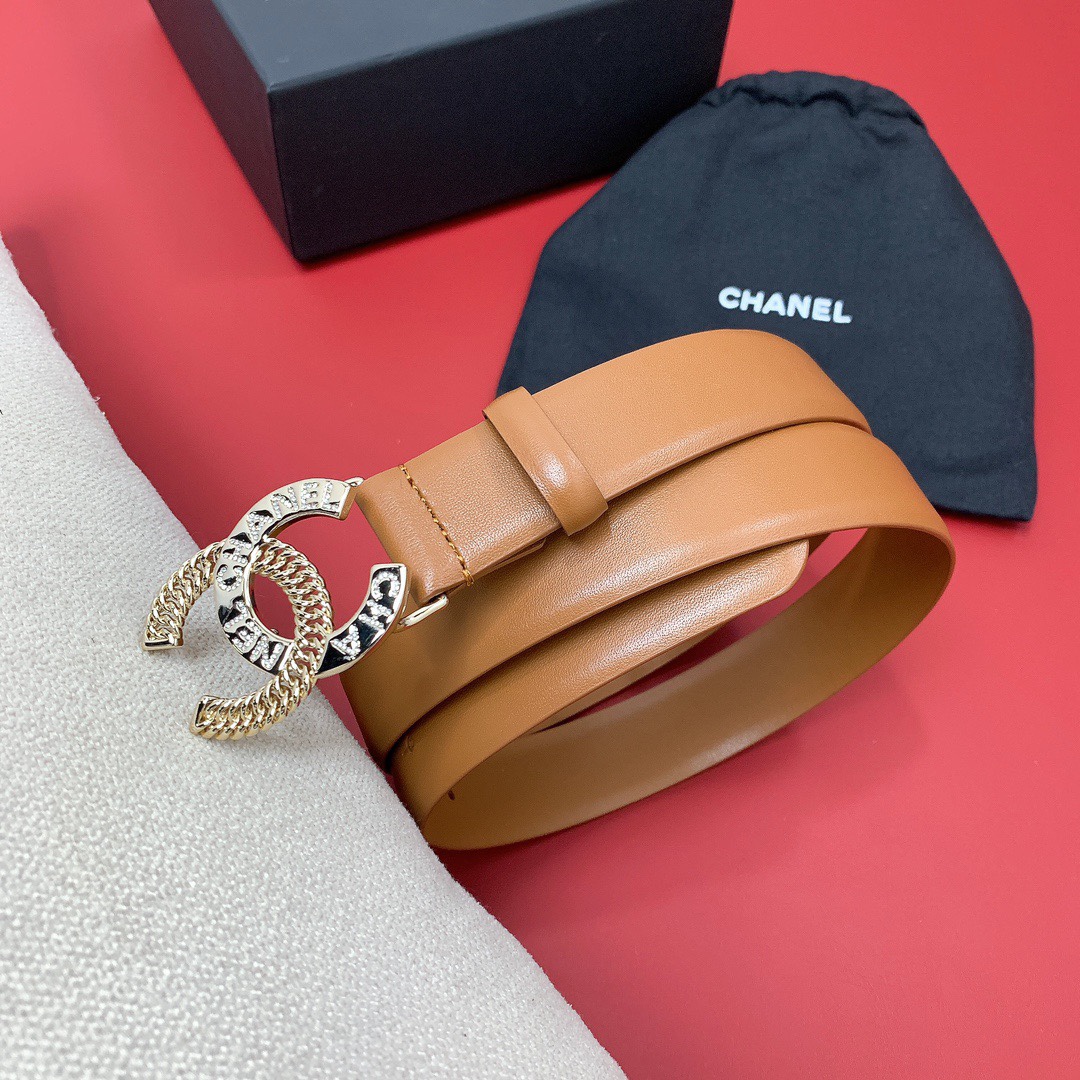 Chanel Leather Belts 1:1 Mirror Version