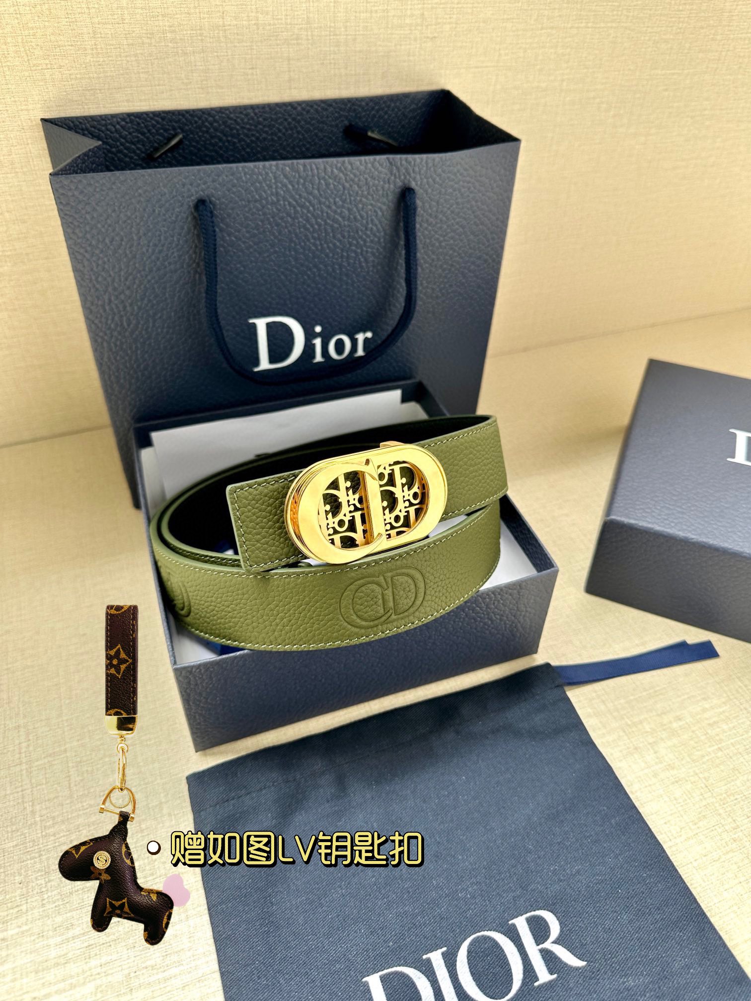 Dior Leather Belts 1:1 Mirror Version