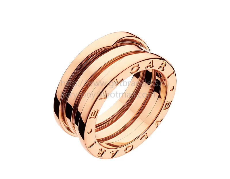 B.zero1 3-Band Pink Gold Ring
