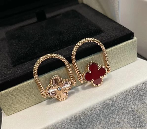 Van Cleef Clover Ring Dupe, Available in a variety of colors