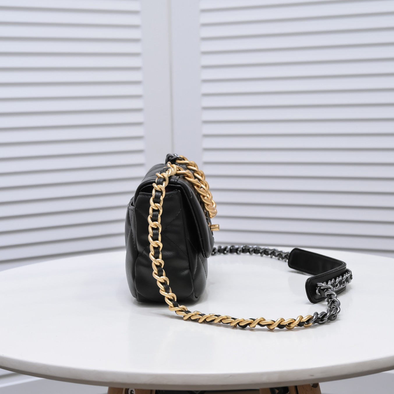 Chanel Chanel Lambskin Quilted Small 19 Flap Shoulder Bag Handbag