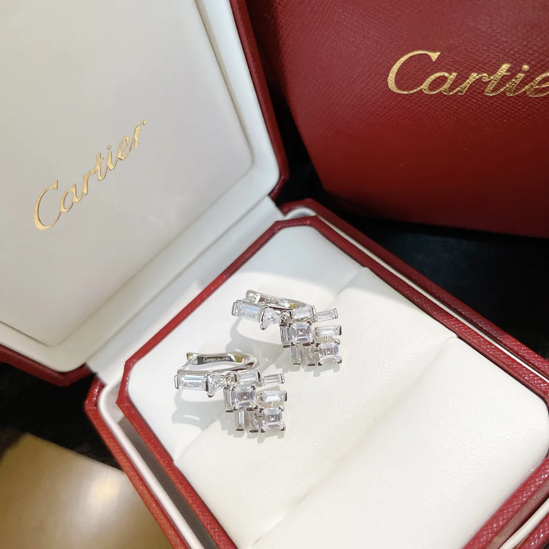Reflection de Cartier Earrings White Gold With Diamonds