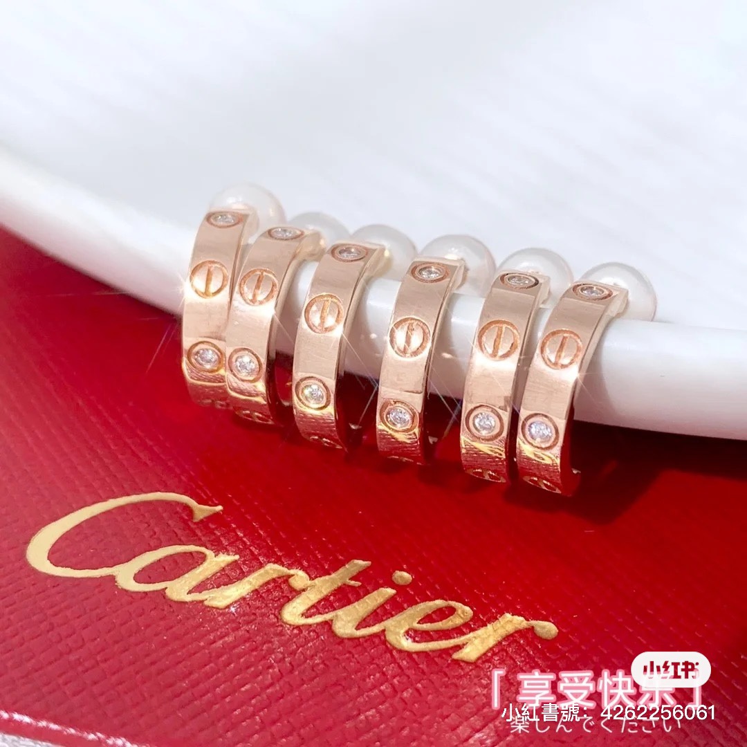 Cartier Earrings with Thread