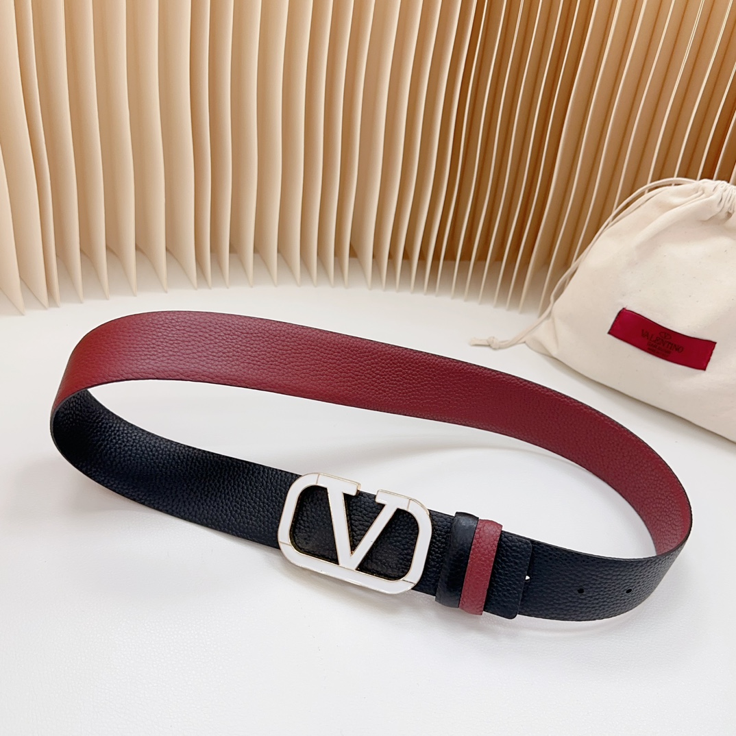 Valentino Leather Belts 1:1 Mirror Version