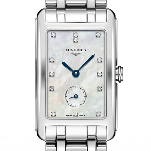 DolceVita 23x37MM Mother of Pearl Quartz Diamond Markers Watch L55124876